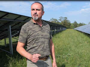 Francis Auriol, éleveur à Fanjeaux (Aude) : « les installations agrivoltaïques me génèrent un smic brut tous les mois »
