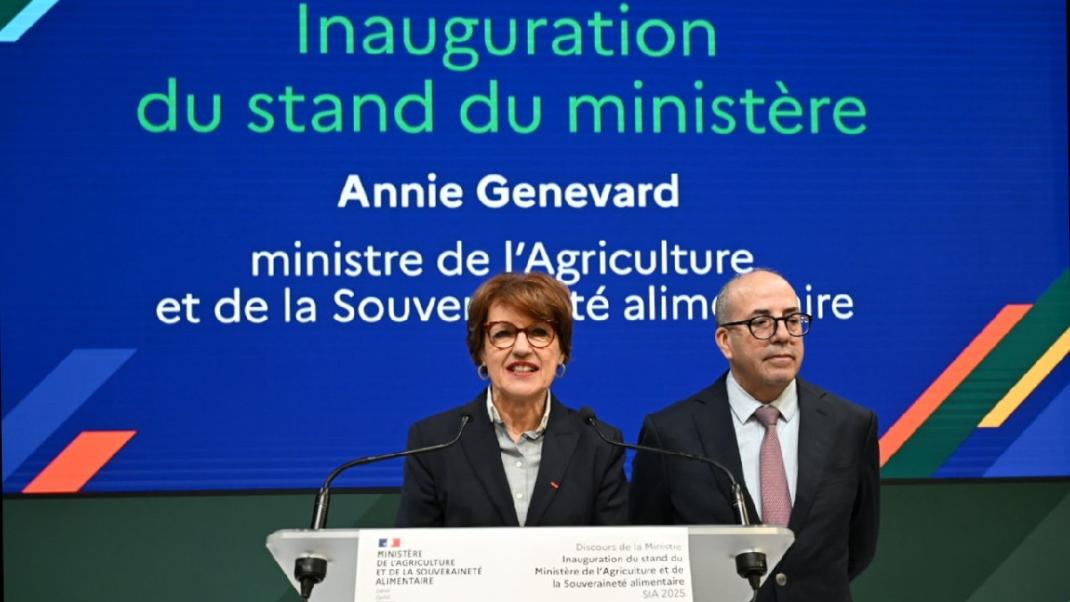 #SIA2025 : Annie Genevard inaugure le stand du ministère de l’Agriculture