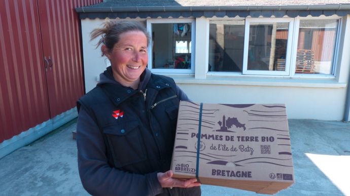 Sur l’île de Batz, Géraldine Leroux produit des pommes de terre primeurs au rythme des marées