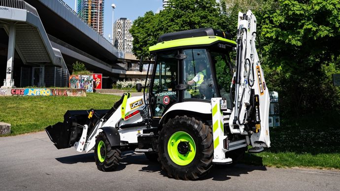 Les télescopiques JCB à moteur hydrogène, c’est pour bientôt