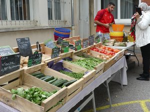 Un nouvel étal sur le marché