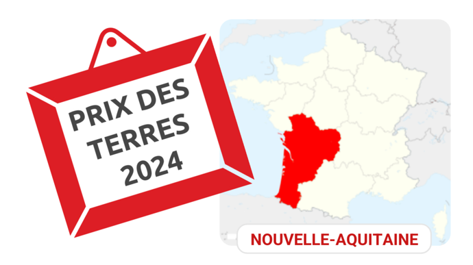 Quelle évolution du prix des terres agricoles en Nouvelle-Aquitaine en 2024 ?