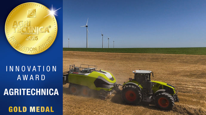 Presse Claas et tracteur de pente, Agritechnica 2025 décerne deux médailles d’or