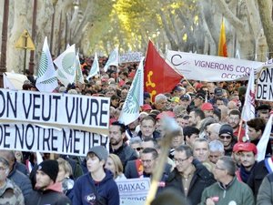 DIRECT Cortège, forces de l’ordre, immersion : suivez la grande manifestation régionale des viticulteurs ce samedi à Béziers