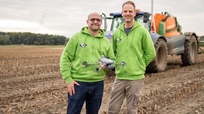 Des drones, de l’IA et moins d’intrants, Claas parie sur une jeune société